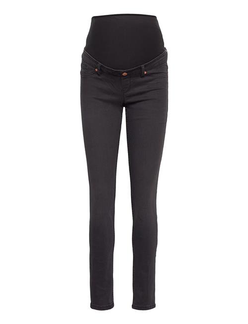 Se Lindex Trs Denim Mom Tova Soft Black Lindex Black ved Booztlet