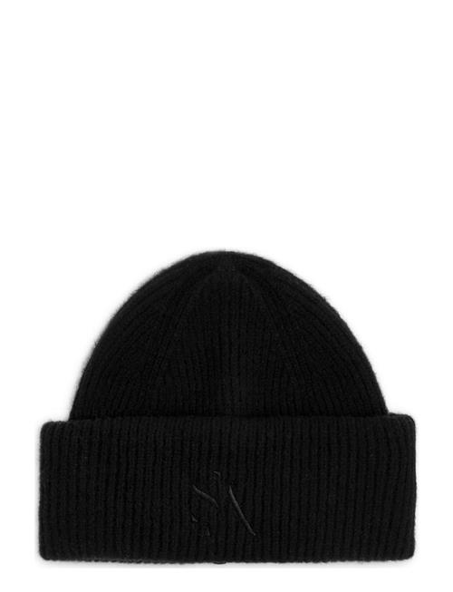 Se SUI AVA Signe Beanie SUI AVA Black ved Booztlet