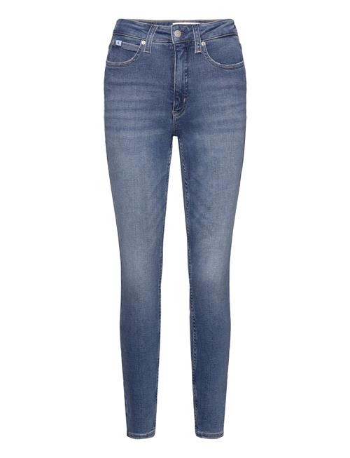 Se Calvin Klein Jeans High Rise Super Skinny Ankle Calvin Klein Jeans Blue ved Booztlet