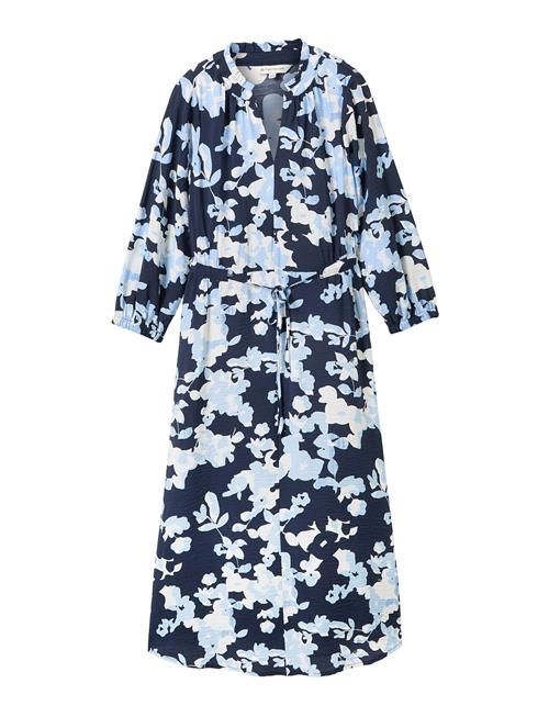 Tom Tailor Printed Airblow Dress Tom Tailor Navy