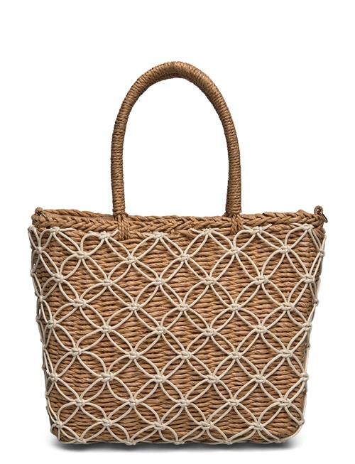 Se Lindex Bag Straw Bucket Lindex Beige ved Booztlet