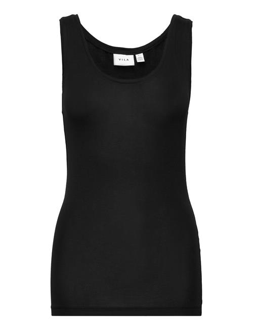 Se Vila Vidaisy Tank Top - Vila Black ved Booztlet