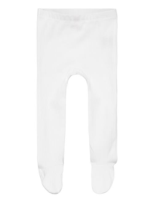 Copenhagen Colors Baby Rib Tights W. Feet Copenhagen Colors White