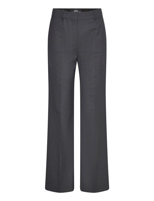 Mango Wool Suit Trousers Mango Grey