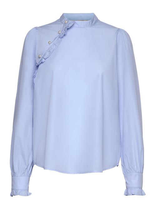 Se Culture Culio Iris Blouse Culture Blue ved Booztlet