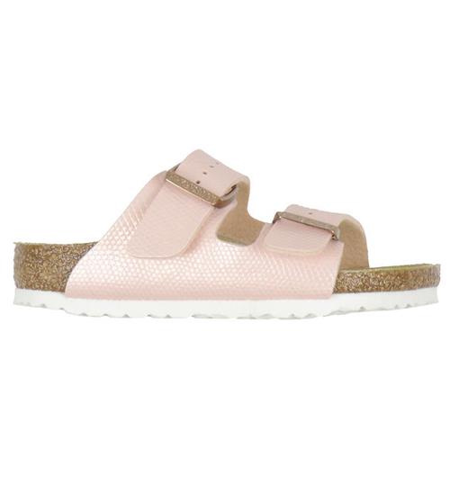 Se Birkenstock Sandaler - Arizona Kids BS - Shiny Lizard/Light Rose ved KidsWorld