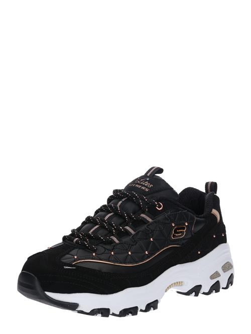 Se SKECHERS Sneaker low 'D'lites'  sort / hvid ved About You