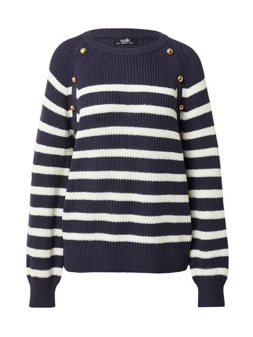 Se Wallis Pullover  navy / hvid ved About You