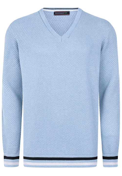 Felix Hardy Pullover  lyseblå / sort / hvid