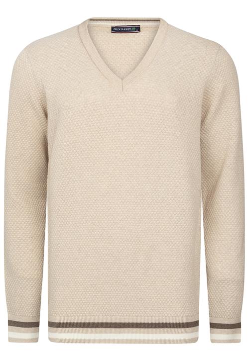 Felix Hardy Pullover  beige / brun / hvid