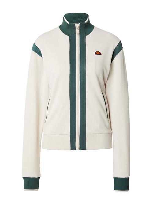 ELLESSE Sweatjakke 'Letteria'  mørkegrøn / offwhite