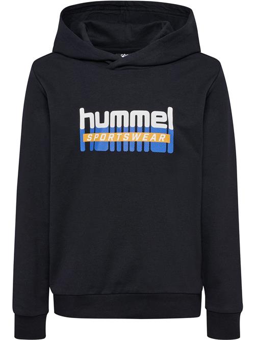 Se Hummel Sweatshirt 'Tukas'  blå / mokka / sort / hvid ved About You