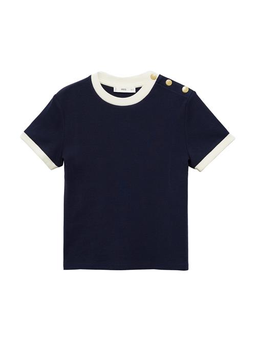 Se MANGO Pullover 'RAYITO'  navy / uldhvid ved About You