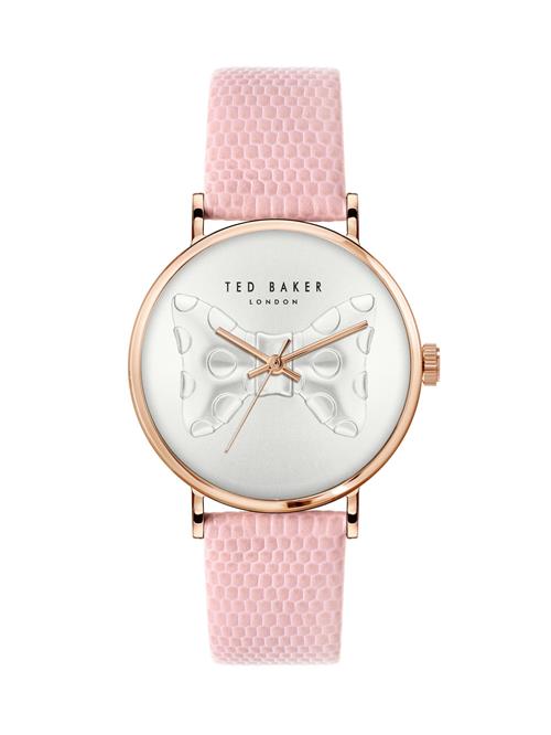 Ted Baker Analogt ur 'Phylipa Iconic'  rosa guld / lyserød / sølv