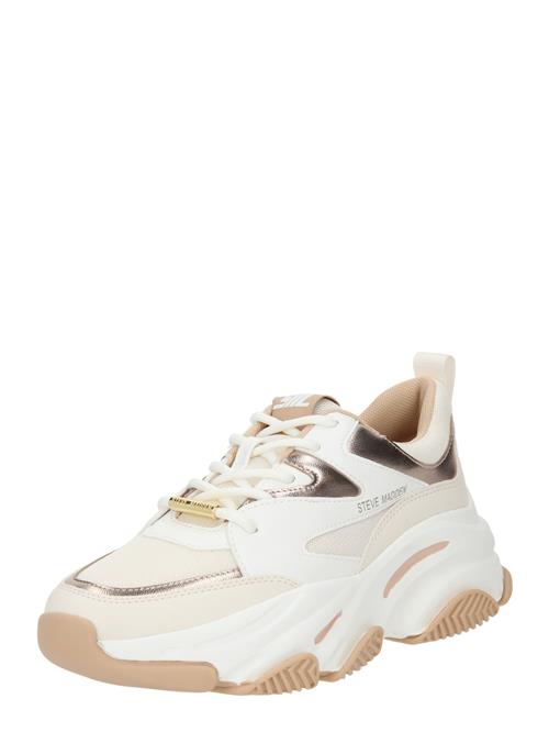 STEVE MADDEN Sneaker low 'Progressive'  creme / guld / hvid