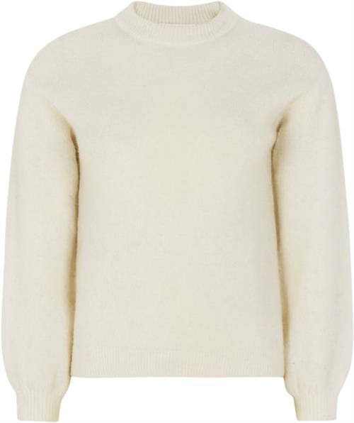 Se Soft Rebels Srallison Knit Kvinde Arctic Wolf Langærmede Bluser Regular Fit Str S - hos Magasin ved Magasin