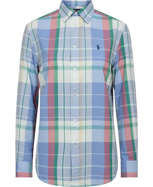 Se Polo Ralph Lauren 40/1 CTN Madraslsl-bfs Kvinde 1666 Light Blue/ Pink/green Langærmede Skjorter Relaxed Fit Str XS - Bomuld hos Magasin ved Magasin