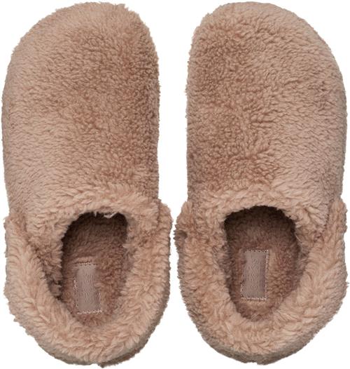 Crocs Classic Cozzzy Slipper Mrm Kvinde Mushroom Hjemmesko Str 39/40 - Polyester hos Magasin