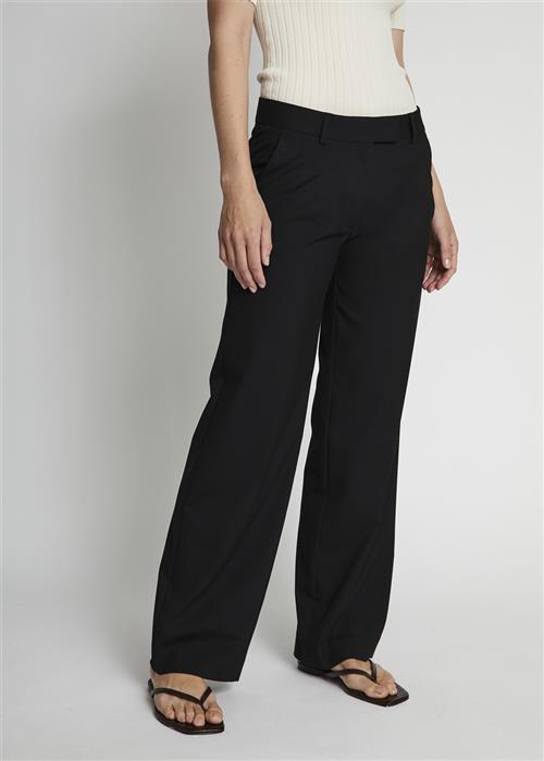 Se Bruun & Stengade BS Louise Suit Pants Kvinde Sort Bukser Med Lige Ben Str 44 - Polyester hos Magasin ved Magasin