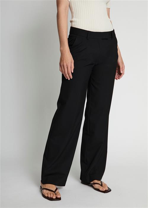 Se Bruun & Stengade BS Louise Suit Pants Kvinde Sort Bukser Med Lige Ben Str 34 - Polyester hos Magasin ved Magasin