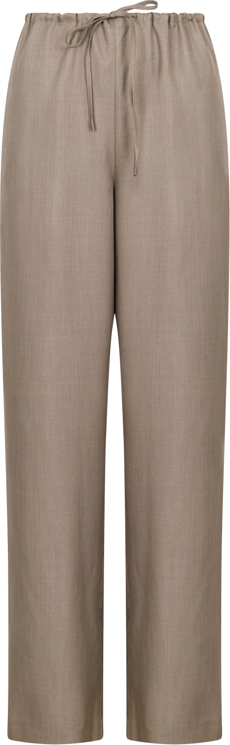 Se Neo Noir Geri Pants Kvinde Warm Grey Bukser Med Brede Ben Str 42 - hos Magasin ved Magasin