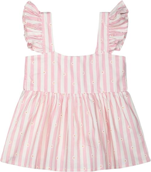 The New Tnjin S_L Top Str 98-104 cm/3-4 år - Pink Nectar Toppe Bomuld hos Magasin