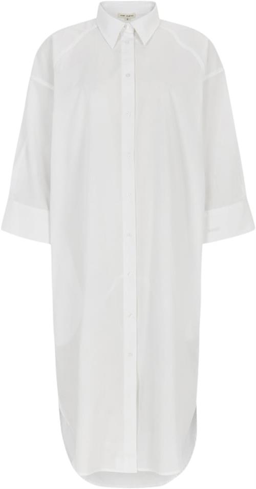 esmé studios Escalla Shirt Dress Kvinde White Midi Kjoler Str XL - Bomuld hos Magasin