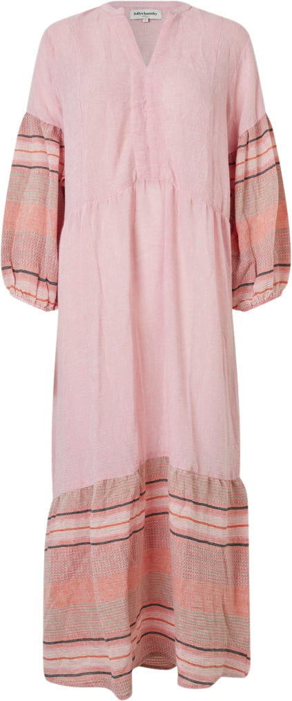 Lollys Laundry Marniell Maxi Dress LS Kvinde Dusty Rose Maxi Kjoler Str XS - hos Magasin