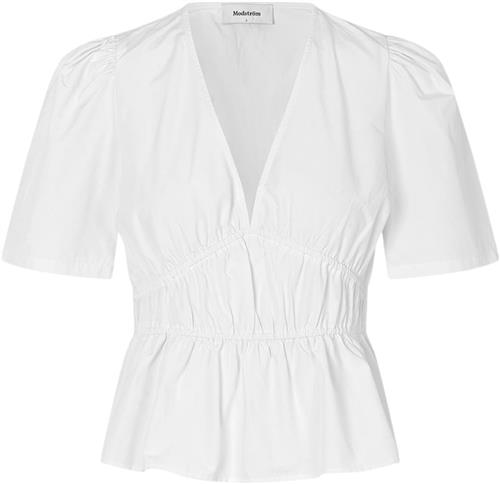 Modström Deenmd top Kvinde Soft White Toppe Str S - hos Magasin