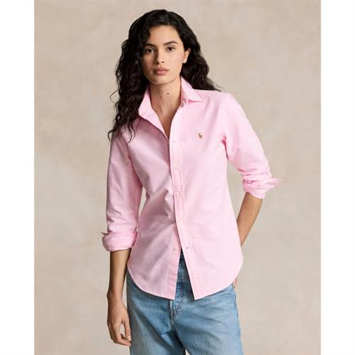 Se Polo Ralph Lauren Classic Fit Oxford Shirt Kvinde Bath Pink Langærmede Skjorter Str 39 - Bomuld hos Magasin ved Magasin