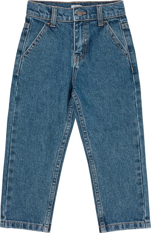 Copenhagen Colors Organic Junior Jeans, Reugular FIT Str 128 - Indigo Blue Washed Jeans Bomuld hos Magasin