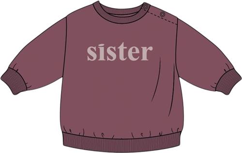 The New Tnsmolly Sweatshirt Str 92 cm - Crushed Berry Sweatshirts hos Magasin