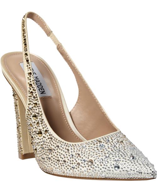 Steve Madden Feter Slingback Kvinde Gold Multi Slingbacks Str 39 - hos Magasin