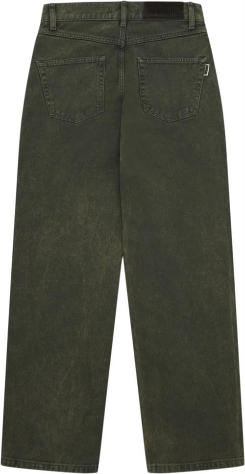 Se Woodbird Wbcarla Colour Jeans Mand Dark Green Jeans Str 28 / 33 - hos Magasin ved Magasin