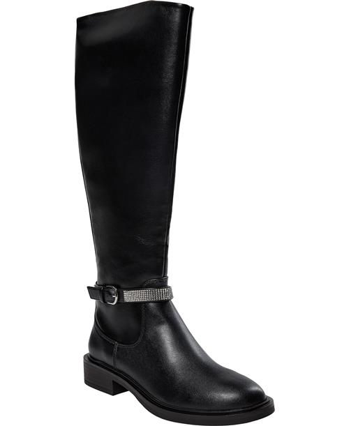 Steve Madden Riggs Boot Kvinde Black Langskaftede Støvler Str 41 - hos Magasin