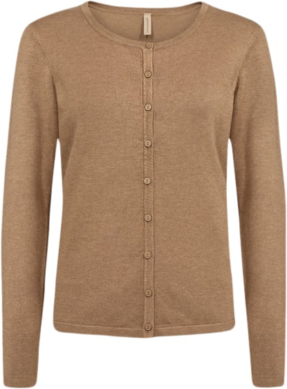 soyaconcept Scdollie 446 Cardigan Camel Kvinde 98404 Camel Cardigans Str L - Nylon hos Magasin