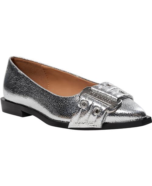 Steve Madden Grail Ballerina Kvinde Silver Ballerinaer Str 41 - hos Magasin