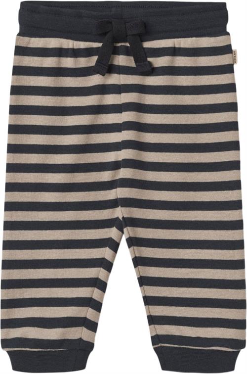 Wheat Sweatbukser Leo Str 2 år / 92 cm - Navy Stripe Bukser Bomuld hos Magasin