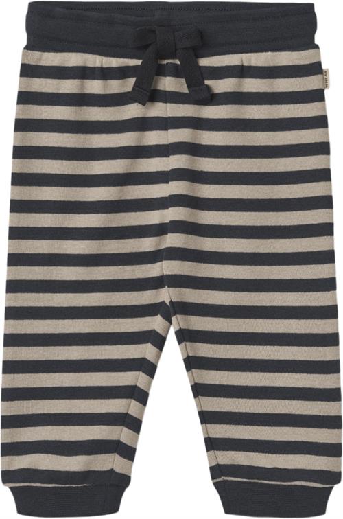 Se Wheat Sweatbukser Leo Str 56/1m - Navy Stripe Bukser Bomuld hos Magasin ved Magasin