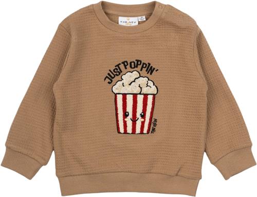 Se The New Tnsludvig Waffle Sweatshirt Str 92 cm - Tannin Sweatshirts hos Magasin ved Magasin