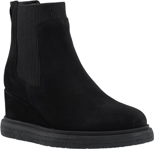 Cashott Casanja Chelsea Boot Suede Kvinde Black Chelsea Boots Str 41 - hos Magasin