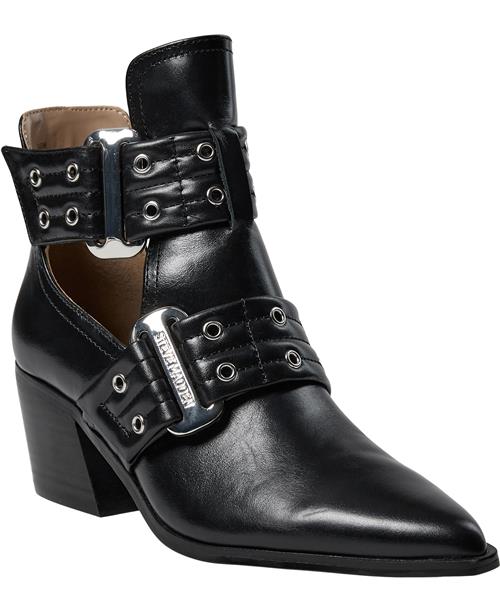 Steve Madden Giustine Boots Kvinde Black Leather Støvletter Str 40 - hos Magasin