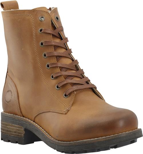 Se Cashott Caskarla Lace Boot WR Warm Lining Oil Nubuck Kvinde Bison Snørestøvler Str 40 - hos Magasin ved Magasin