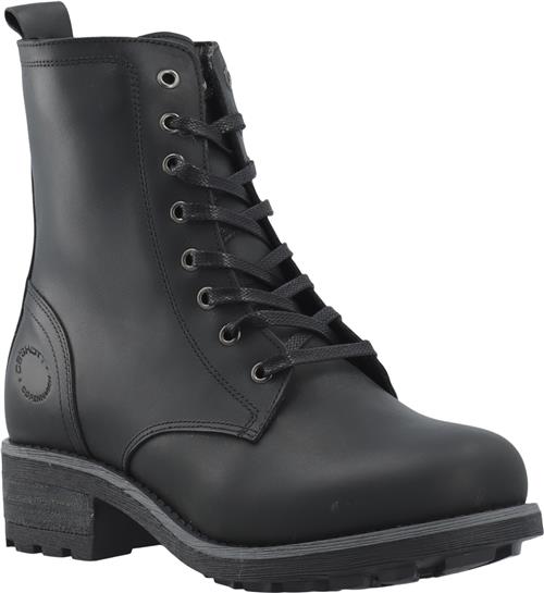 Cashott Caskarla Lace Boot WR Warm Lining Oil Nubuck Kvinde Black Snørestøvler Str 41 - hos Magasin