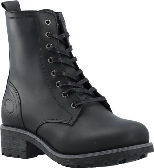 Se Cashott Caskarla Lace Boot WR Warm Lining Oil Nubuck Kvinde Black Snørestøvler Str 36 - hos Magasin ved Magasin