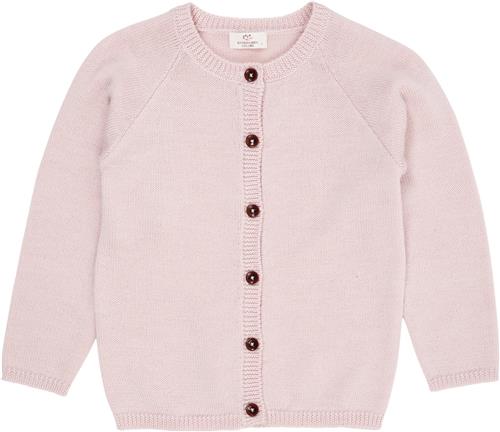 Copenhagen Colors Merino Knitted Cardigan Str 104 Merino - Dusty Rose Cardigans hos Magasin