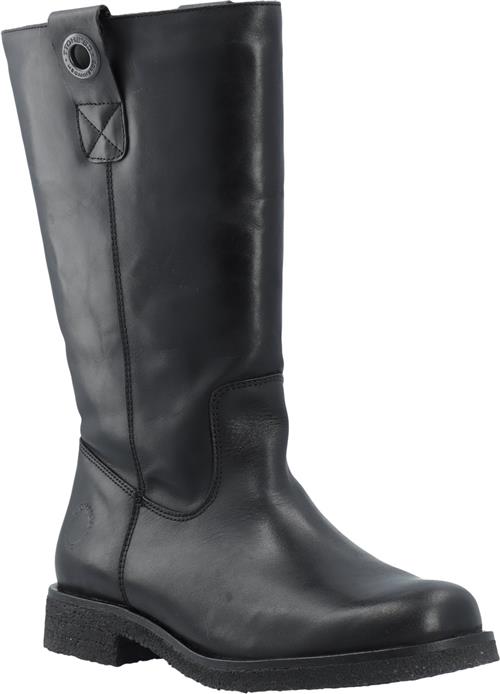 Se Cashott Casfreja Pull On Boot Warm Lining Pull Up Leather Kvinde Black Cowboy & Biker Str 40 - hos Magasin ved Magasin