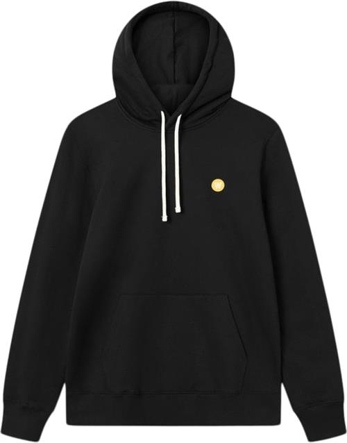 Wood Wood Ian Hoodie Gots Mand Black Hoodies Str S - Bomuld hos Magasin