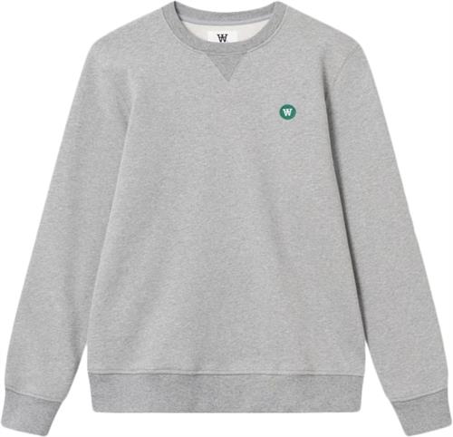 Wood Wood Tye Sweatshirt Gots Mand Grey Melange Sweatshirts Str XS - Bomuld hos Magasin