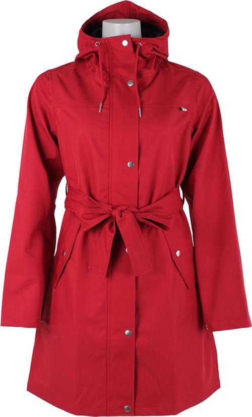 Danefæ Rainlover Raincoat Kvinde Dark Red Regnjakker Str XL - hos Magasin